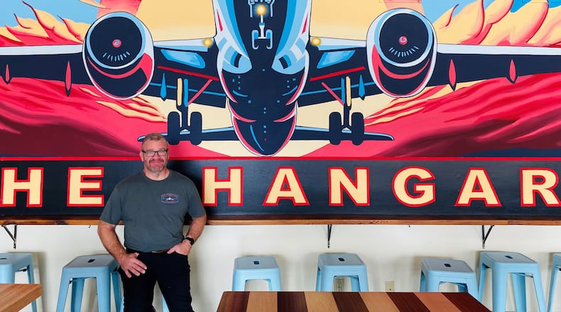 Beau Neal of Chattabrewchee Southern Brewhouse has opened the Hangar in Hapeville. (Bob Townsend for The Atlanta Journal-Constitution).