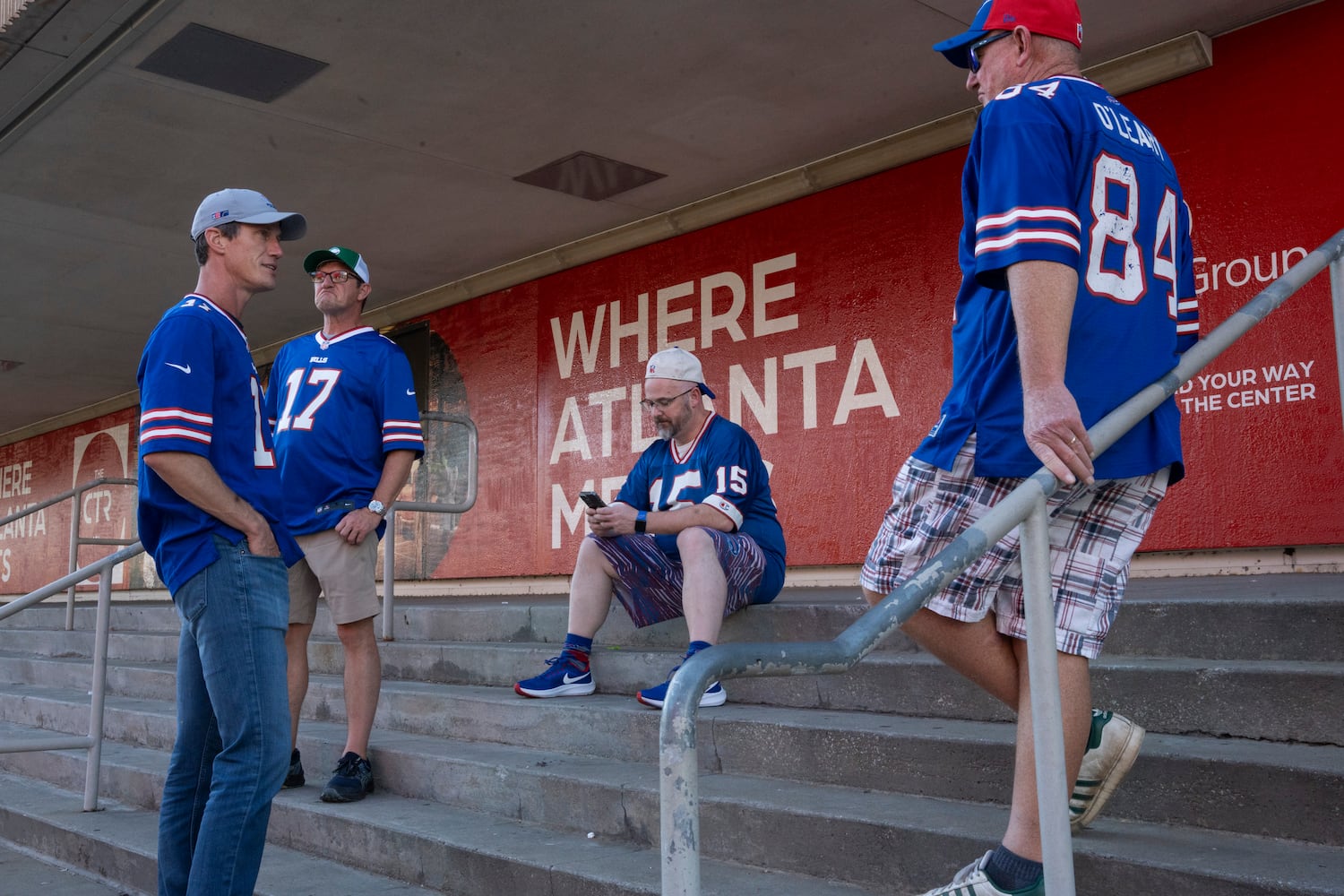 Photos of Bills fans tailgating before Falcons game 10/13/25