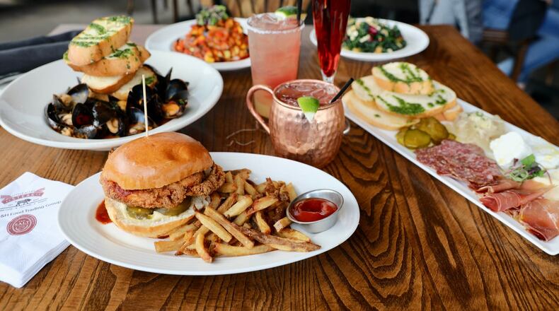 Dishes from the menu of Salt Factory Pub.