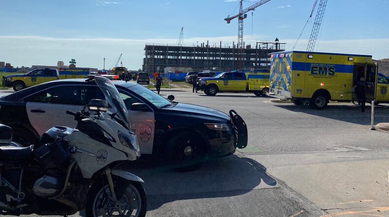 At least 22 people were injured Wednesday after two cranes collided in Austin, Texas, according to reports.
No deaths have been reported and most of the injuries appear to be minor, according to the Austin American-Statesman. Rescue teams were attempting to extract the crane operator who was apparently trapped inside the cab of the rig.