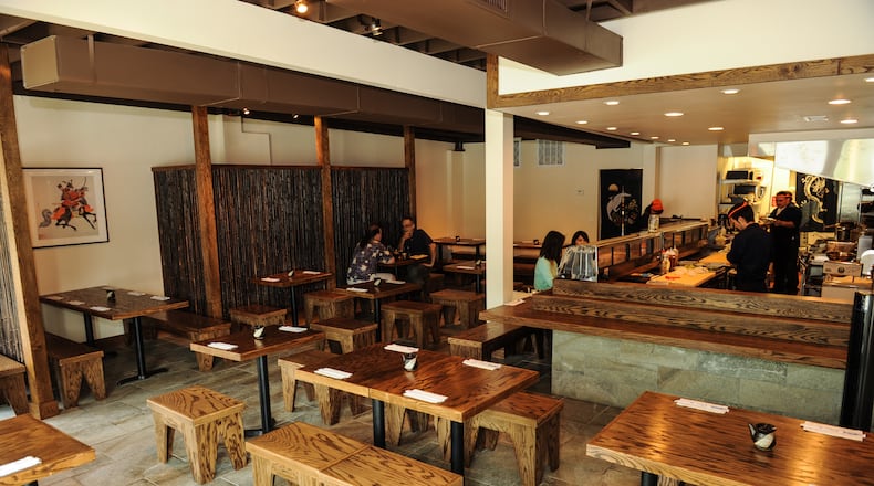 Interior of Wagaya in West Midtown