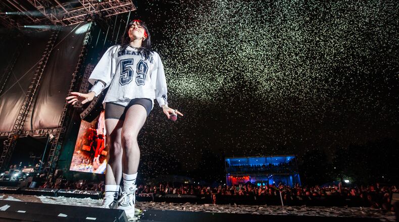 Billie Eilish (RYAN FLEISHER FOR THE ATLANTA JOURNAL-CONSTITUTION)