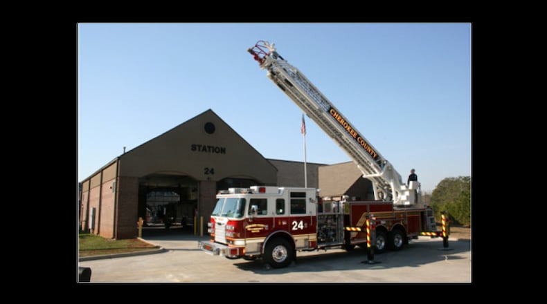 Cherokee County has approved a $427,000 renovation of Fire Station 24 in Woodstock. CHEROKEE COUNTY FIRE & EMERGENCY SERVICES