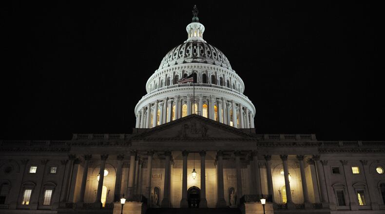 The dome of the U.S. Capitol is pictured here.
