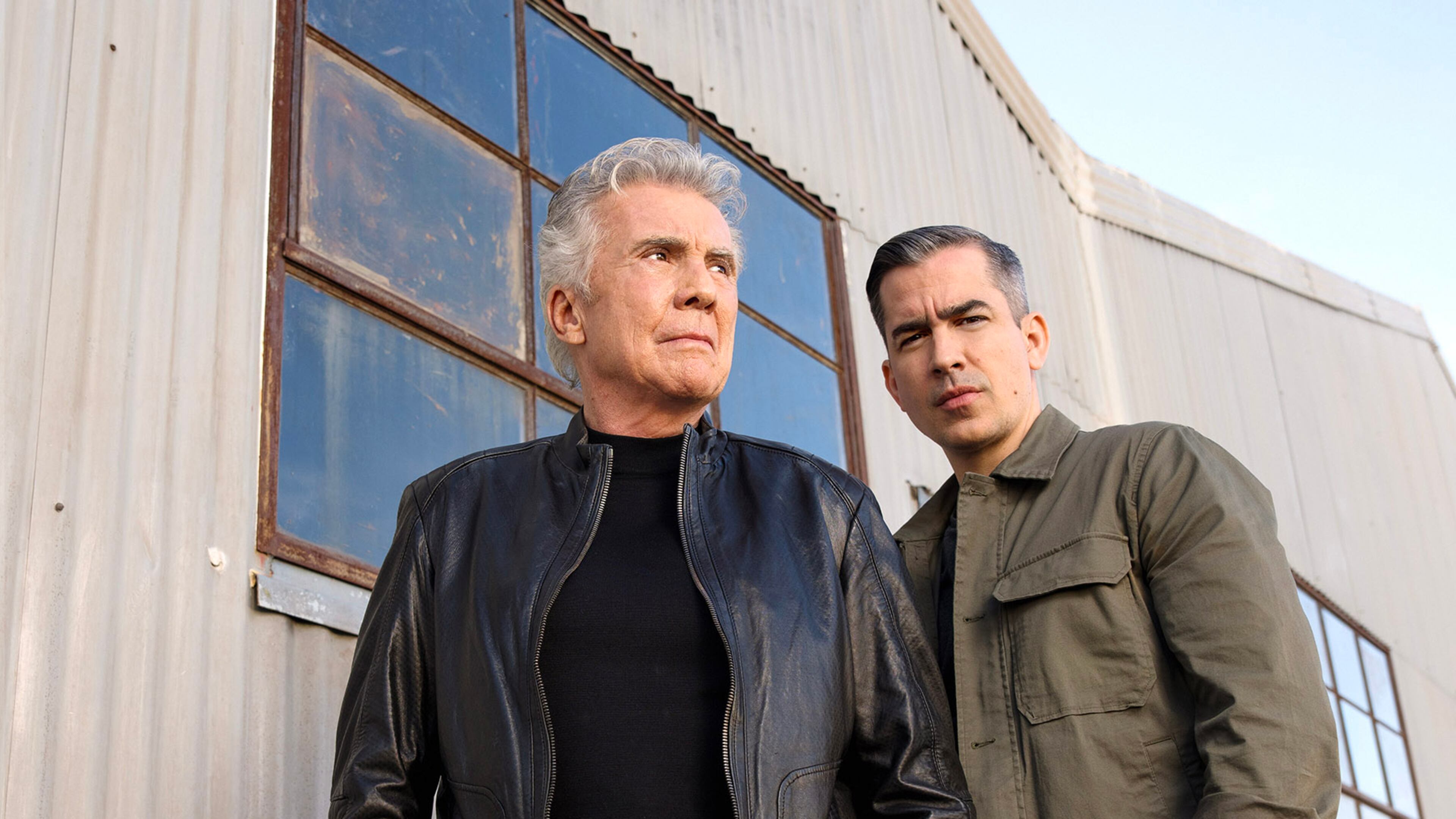 John Walsh (left) hosts "America's Most Wanted" with his son Callahan Walsh. They are shooting their second season together in Atlanta. (Michael Becker/Fox)