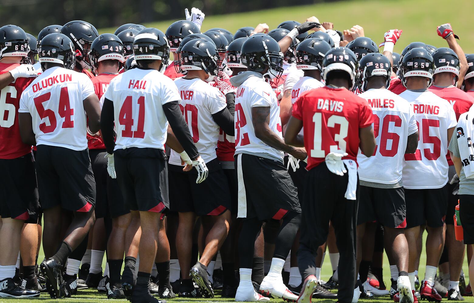 Photos: Falcons get a look at rookies at mini-camp
