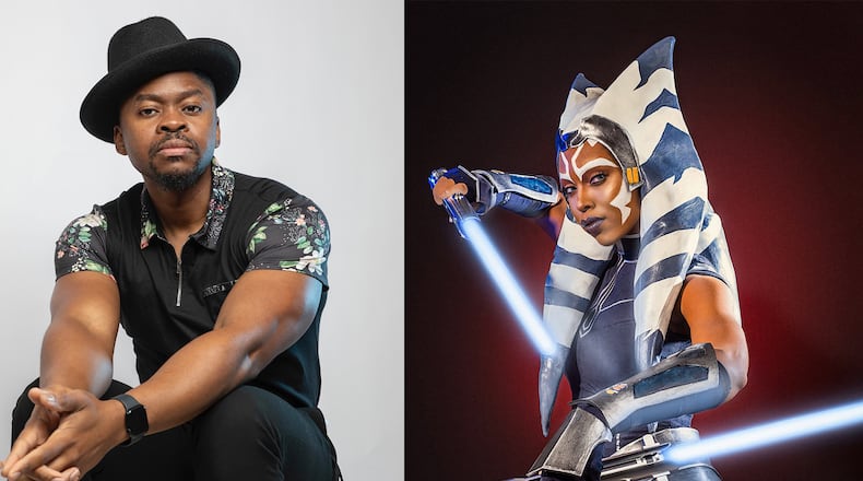 Anthony Michael Phillips, a cosplay photographer at Dragon Con, takes pictures of regulars such as Jasmine James, aka CutiePieSensei. Courtesy