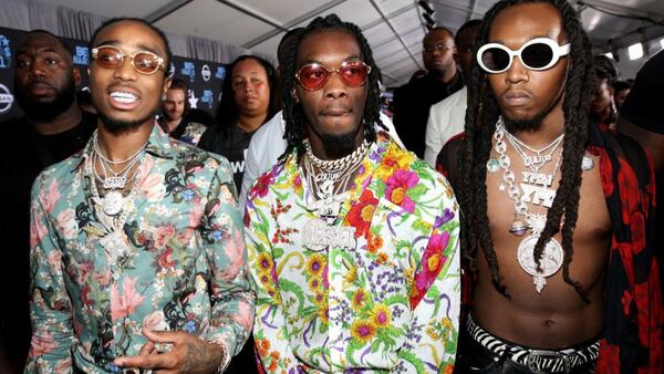 Rap group Migos attends the 2017 BET Awards at Staples Center in Los Angeles. (Bennett Raglin/Getty Images for BET)