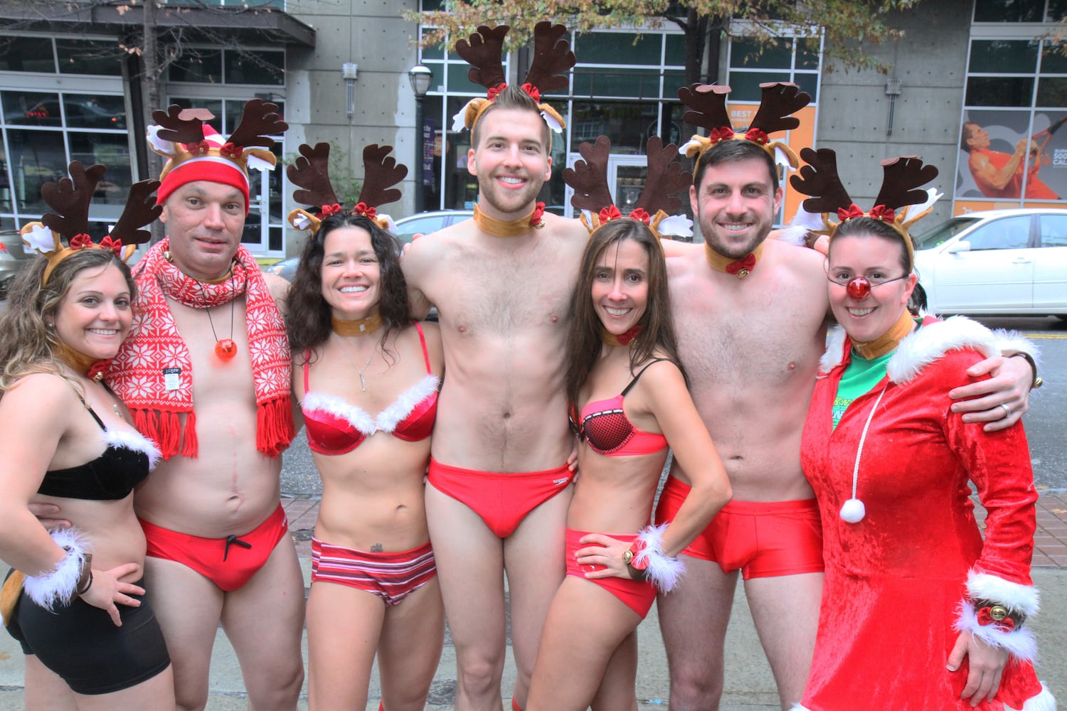 Santa Speedo Run