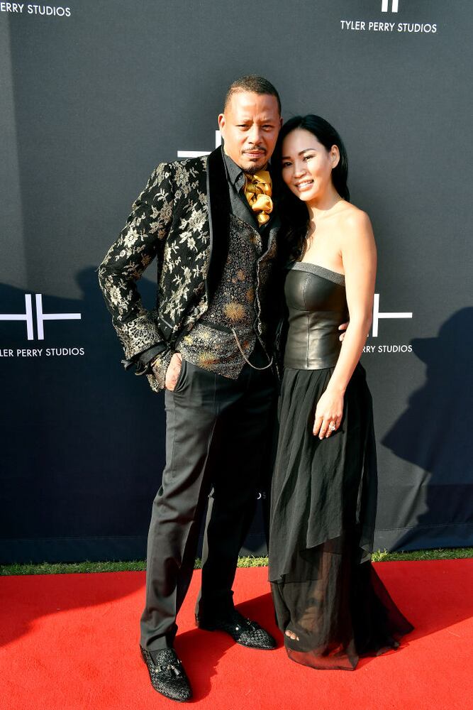 Terrance Howard and Mira Pak