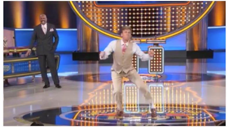 Survey says! McDonough defense attorney Jordan K. Van Matre showed off his moves before a recent stint on "Family Feud."