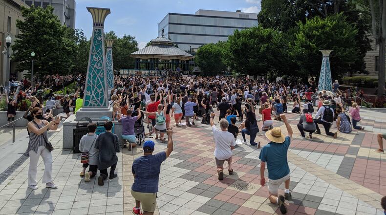 The Decatur square on Wednesday afternoon June 3, 2020.
