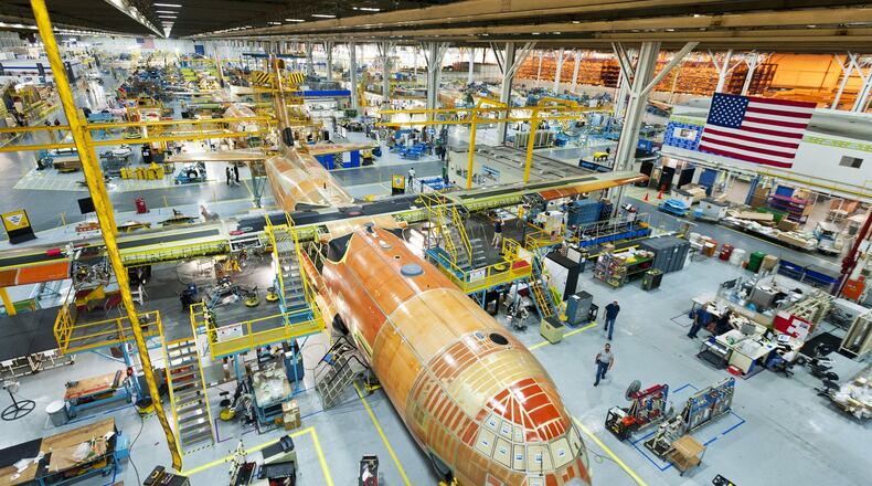 Lockheed Martin was among defense stocks that gained Wednesday after Donald Trump’s upset victory in the presidential election. The company has a major plant in Marietta. Photo: Lockheed Martin