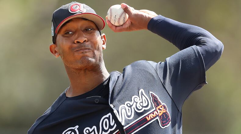 Braves reliever Sam Freeman hadn’t had a losing decision in 182 consecutive appearnces entering Friday, second-longest such streak in major league history. (Curtis Compton/ccompton@ajc.com)
