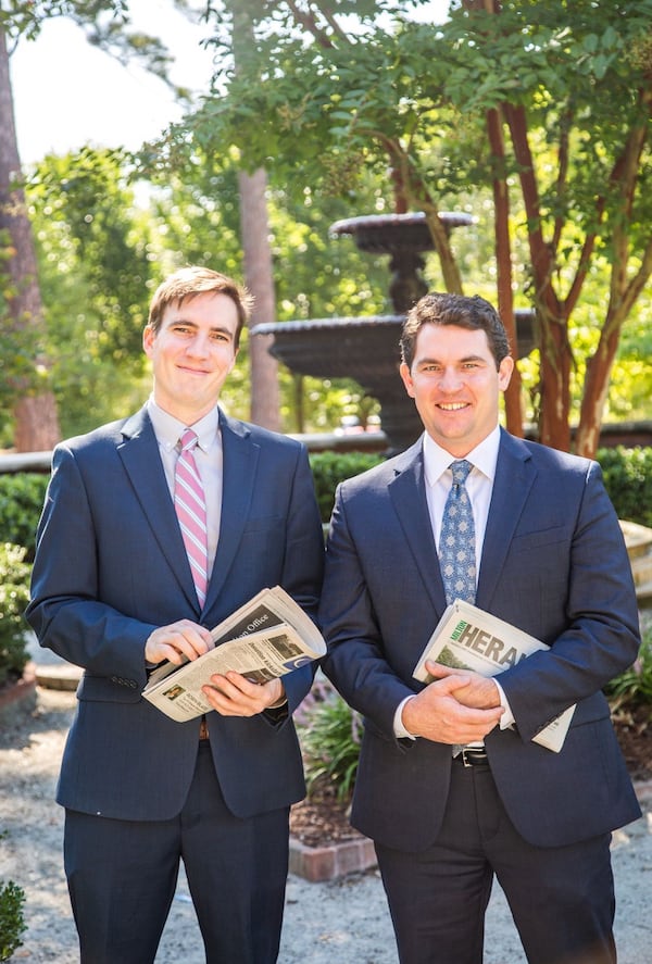 Carl Appen (left) and his brother, Hans, run Appen Media. (Courtesy)