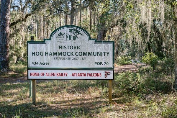 The Hog Hammock Community, Sapelo Island, GA, on November 16, 2024. Hog Hammock is a Gullah-Geechee community. (Justin Taylor for The Atlanta Journal-Constitution)