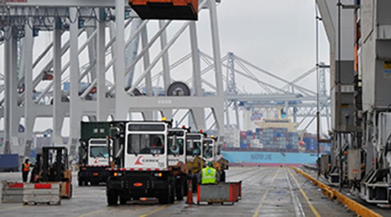 Georgia's leaders are pushing for the deepening of the Savannah harbor and port to accommodate larger cargo ships.