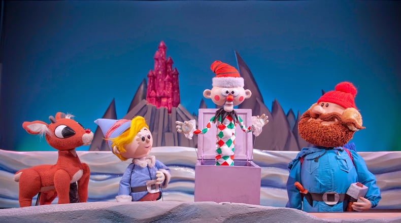 Hermey Charlie and Cornelius from "Rudolph the Red-Nosed Reindeer ."