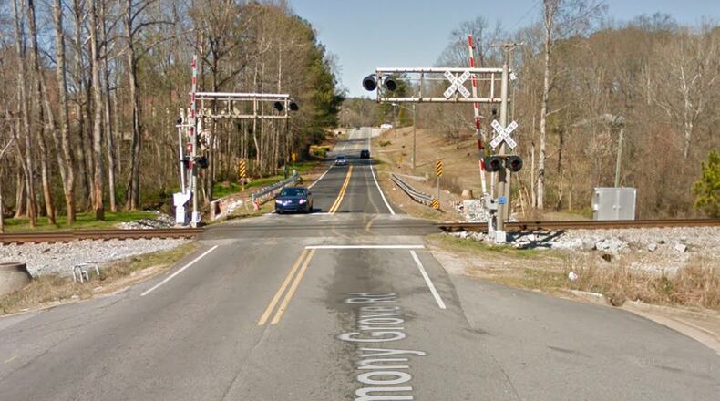 Railroad crossings at Harmony Grove Road, Arcado Road, Main Street, and Lester Road in Lilburn will each close for 2-3 days for railroad tie replacement. Google Maps
