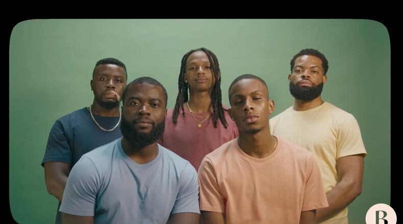 A still from a Black Female Therapists promo video for Black Male Therapists. Courtesy of Howell Designs Studio.