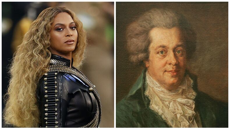 Billboard reported Mozart has sold more records in 2016 than Beyonce. (Photo by Ezra Shaw/Getty Images, Sean Gallup/Getty Images)