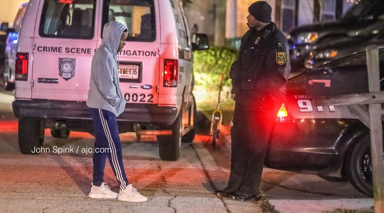 DeKalb County police were on the scene of a deadly shooting Monday morning at a home on Edenberry Way near Lithonia.