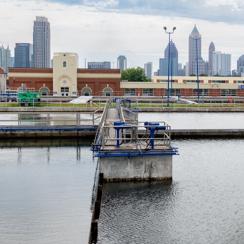 Officials said the Hemphill Water Treatment Plant on Howell Mill Road had an internal power failure leading to a boil water advisory on Friday, May 22, 2026. (Ben Hendren for the AJC)