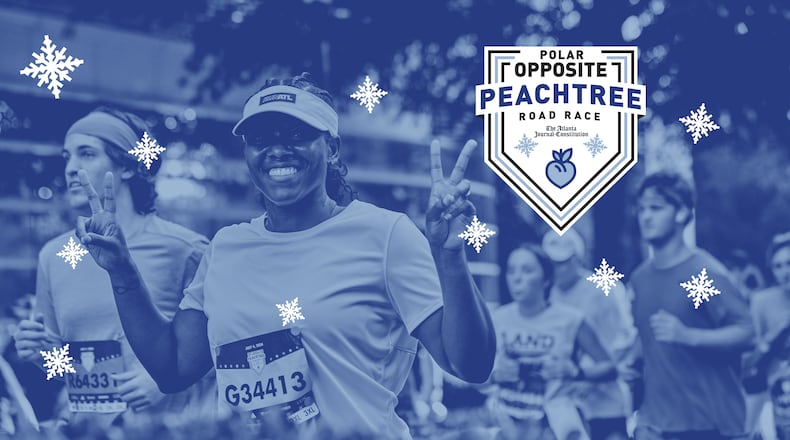 The wintertime edition of the Peachtree Road Race, dubbed the Polar Opposite Peachtree Road Race, will allow runners to traverse the race route backwards and avoid the steep Cardiac Hill.