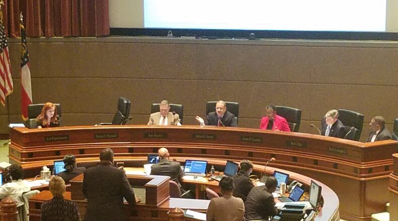 Fulton County Commissioners approved their 2017 budget this month. ARIELLE KASS/AJC FILE PHOTO