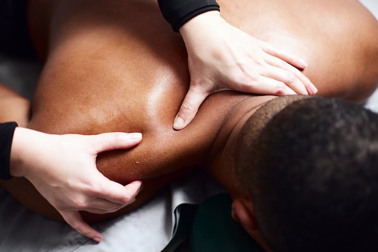 While most people book a massage for relaxation, growing research suggests lymphatic support may also play a role in easing stiffness and aiding recovery. (Nicholas Sansone/The New York Times)