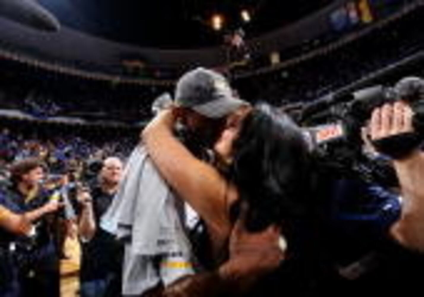 Celebs at NBA title game