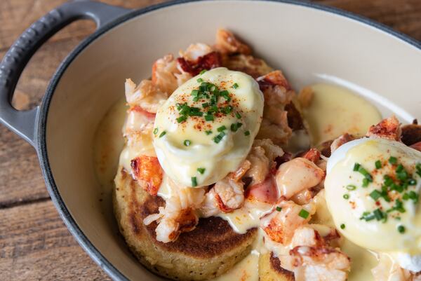 Lobster Benedict from Garden & Gun Club