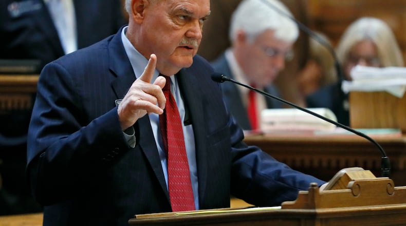 State Sen. Lindsey Tippins, R-Marietta, during the 2018 session of the Legislature. BOB ANDRES/BANDRES@AJC.COM