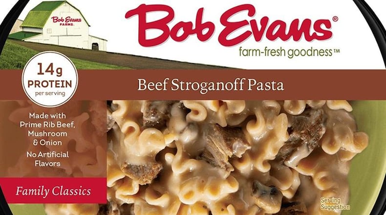 Bob Evans is recalling ready-to-eat beef stroganoff pasta because it was produced without federal inspection,