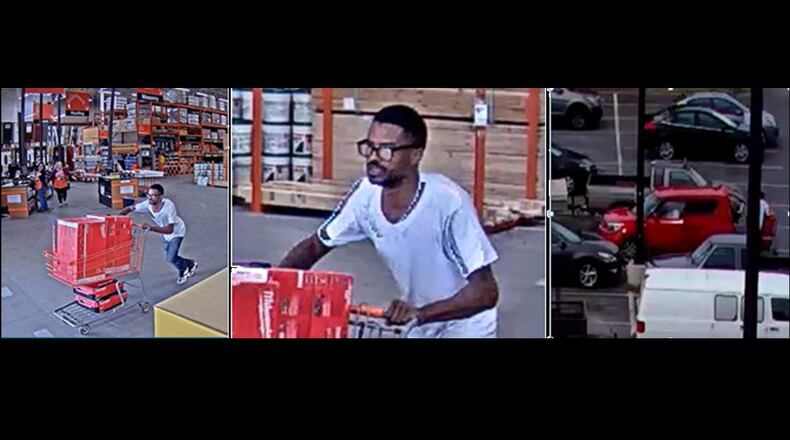 An alleged shoplifter tried to shoot a person who tried to stop him, Gwinnett County police say.