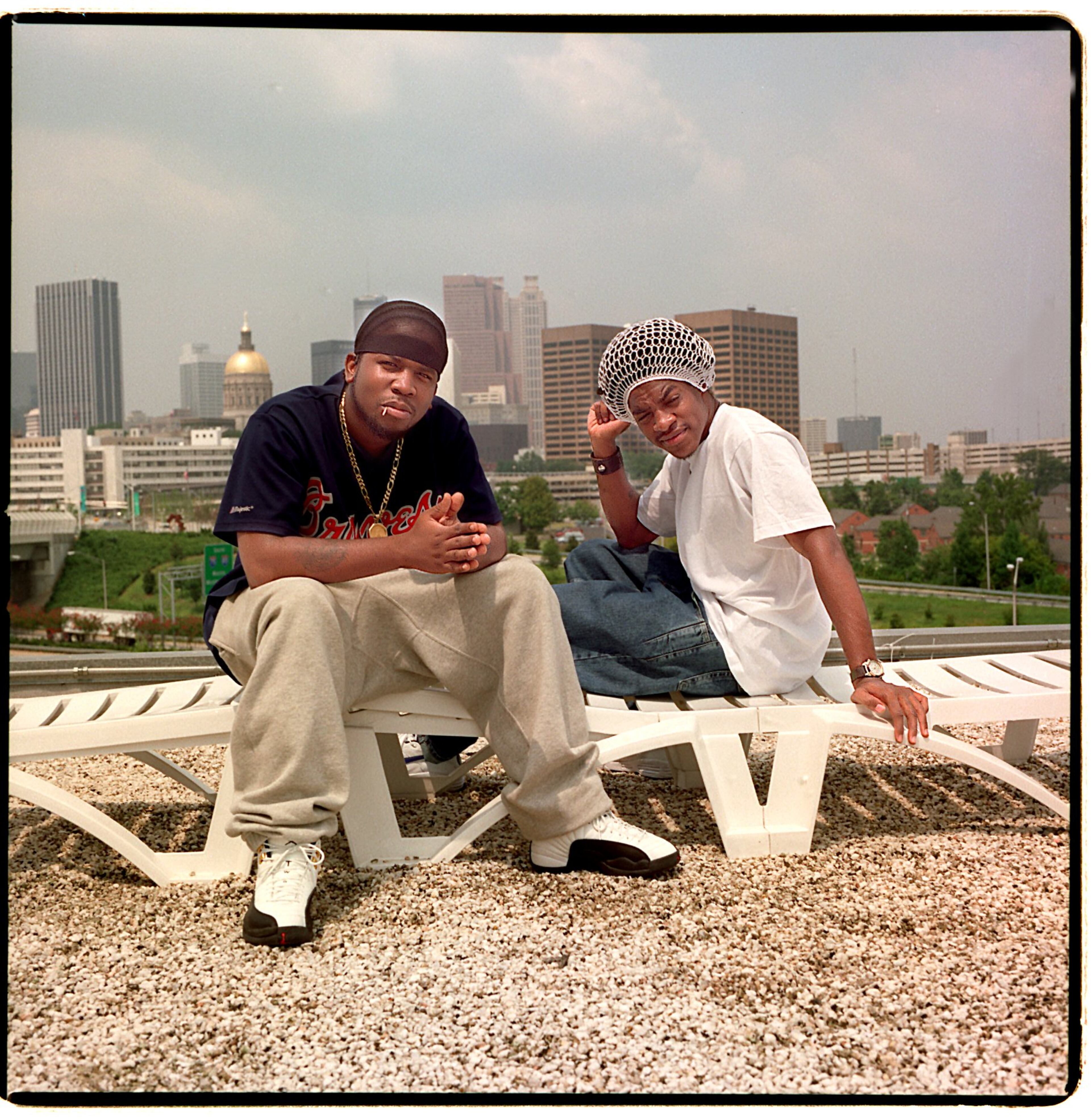 The rap group Outkast, otherwise known as Big Boi and André 3000, got their start at Tri-Cities High School. (Eric Williams/AJC)