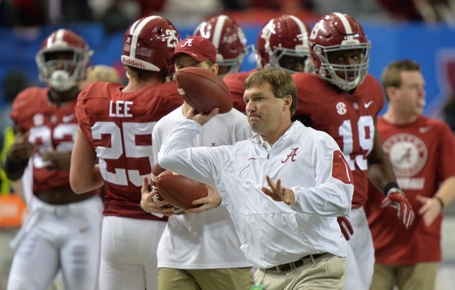 Kirby Smart at the SEC Championship Game