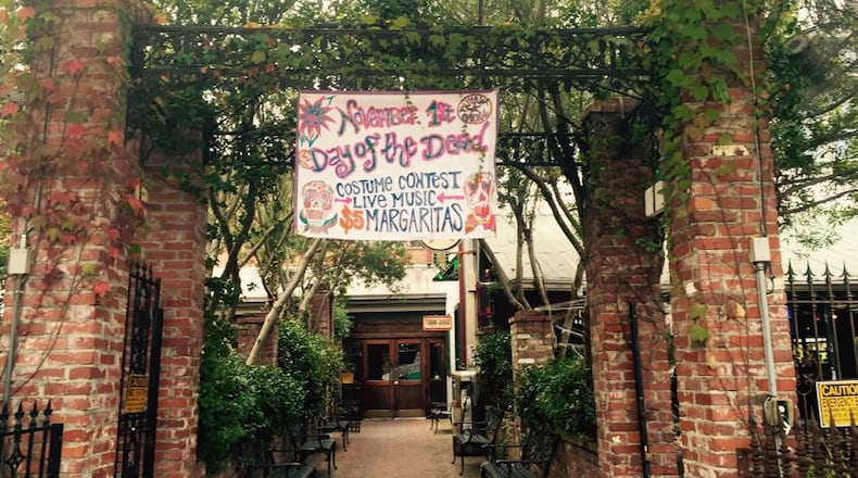 The patio at Tijuana Garage