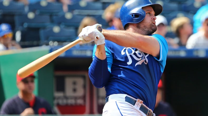 Lucas Duda was dealt by Kansas City to the Braves.