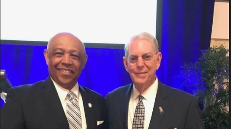 William Nordmark III (right) founded the Atlanta Friendship Initiative with his good friend John Grant. Nordmark was an Atlanta businessman involved in many community initiatives.