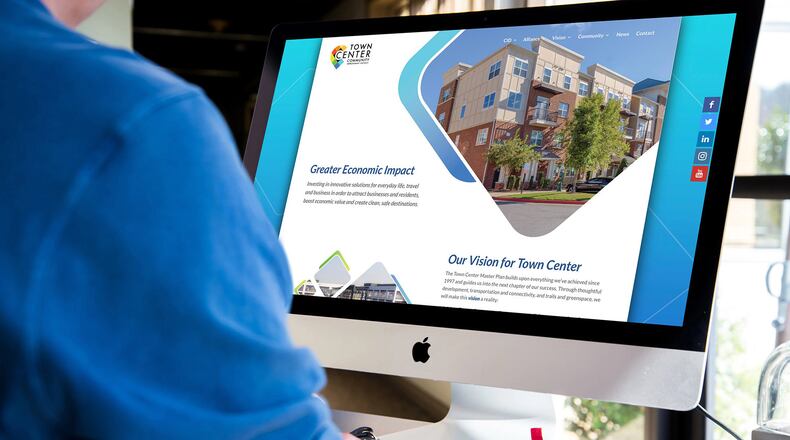 A new website design has been launched by the Town Center Community Improvement District at TownCenterCID.com. (Courtesy of Town Center CID)
