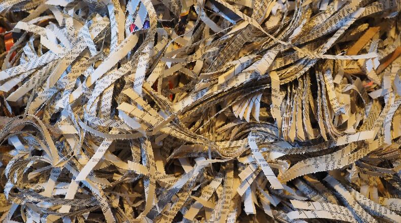 Keep Marietta Beautiful will host a document shredding event March 21 at Custer Park. Credit: Pixabay