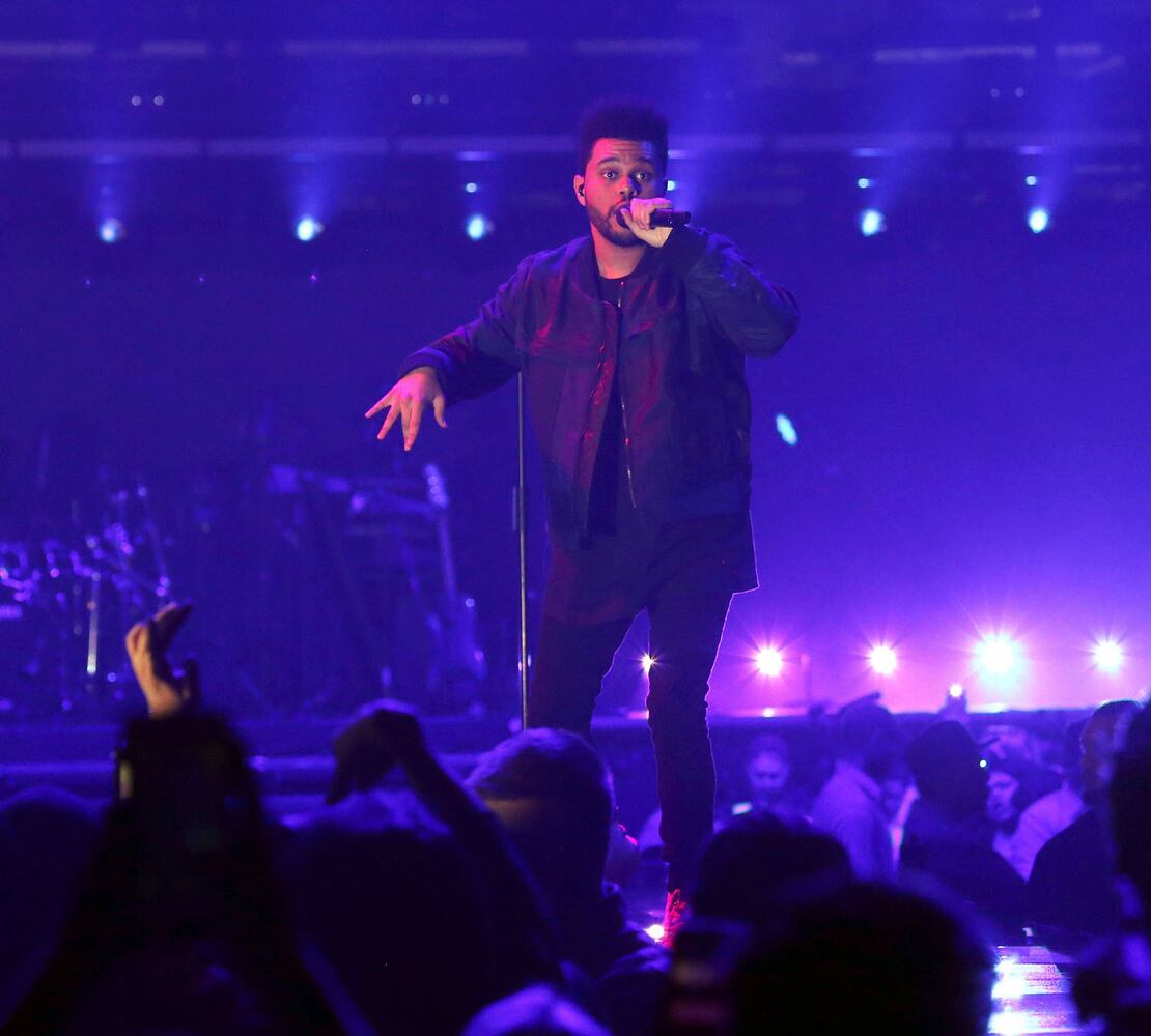 The Weeknd performs at Philips Arena in Atlanta