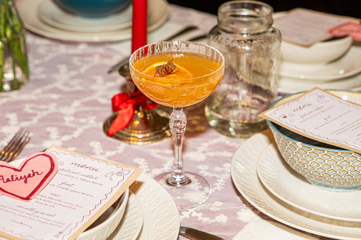 This Citrus Gold cocktail, created by master mixologist Tiffanie Barriere, is delicious, but not the definitive Atlanta cocktail. (Aaliyah Man for the AJC)