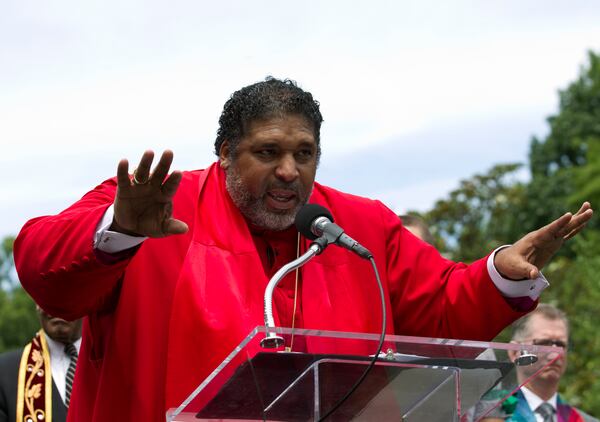 “The country will needs to be real clear that Martin Luther King Day is not a day to simply celebrate the past. It really must be a day that we recommit ourselves to the things that Dr. King was talking about – the evils of poverty, racism and militarism,” Barber said. “We should do it regardless, but when when we have administration coming in that seems diametrically opposed to the very things that Dr. King stood for, it is a real call to action. (AP Photo/Jose Luis Magana, File)