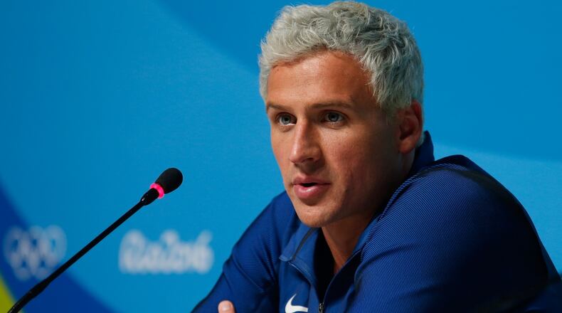 Ryan Lochte lost all four of his product endorsement deals Monday, which will account for millions of dollars in lost income. (AP photo)