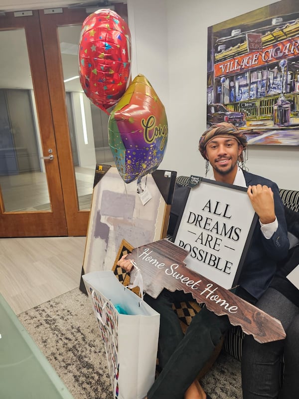 Morehouse student Braxton Broady closed on his first house in January of this year. (Courtesy of Braxton Broady)