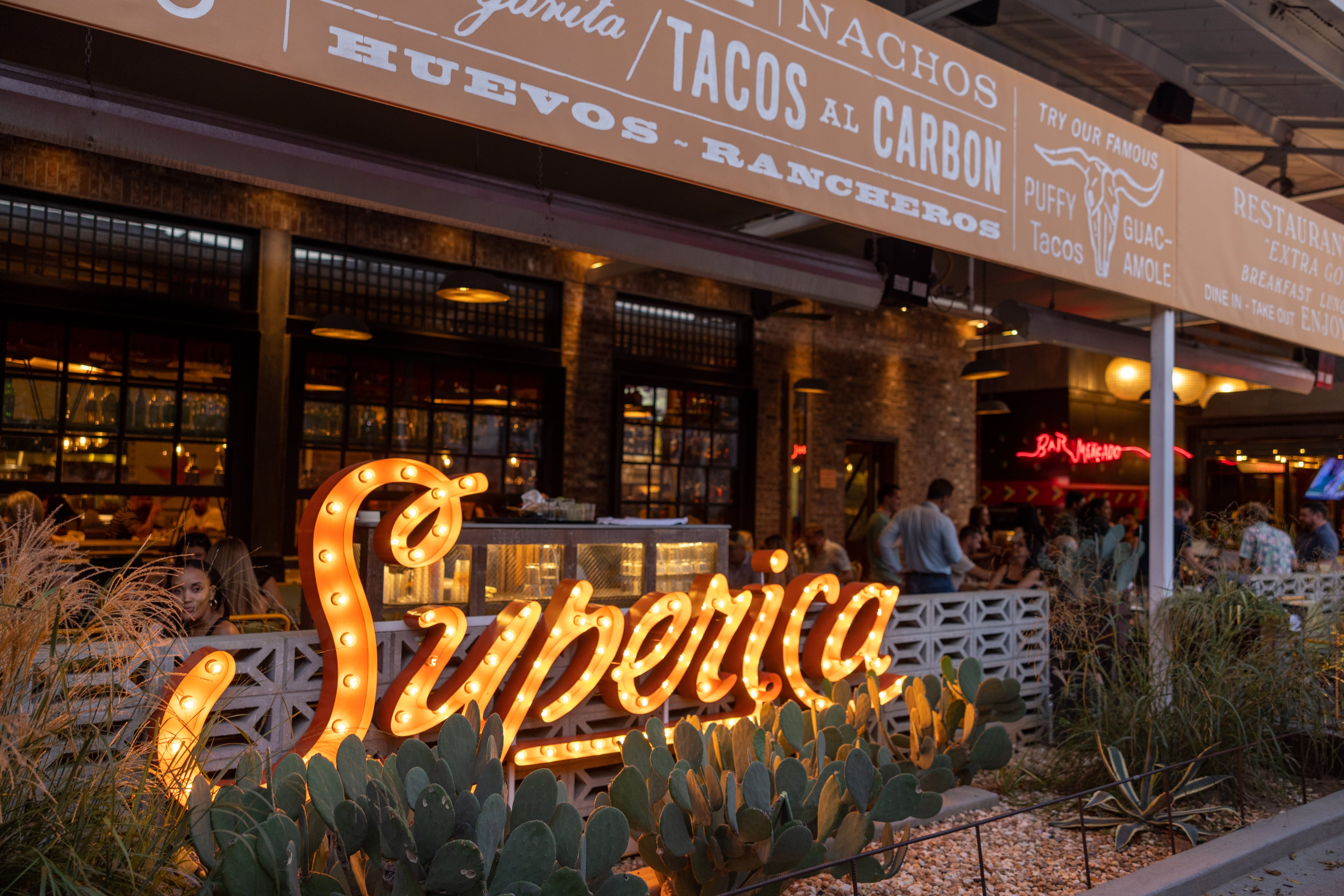 Superica restaurant is a longtime tenant of Krog Street Market. (Brandon McKeown/Access Atlanta 2022)