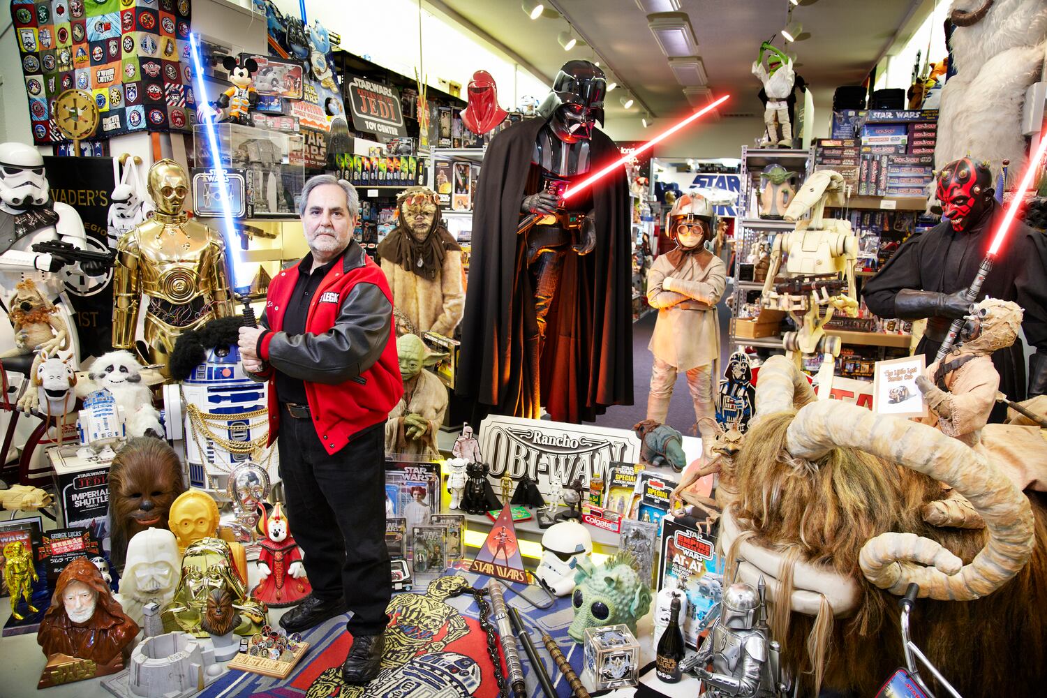 Largest collection of Star Wars memorabilia