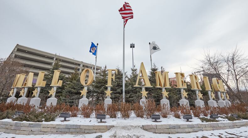 BLOOMINGTON, MN - FEBRUARY 23: An exterior view of Mall of America. The mall has its first black Santa in the 24 years it's been open this holiday season. (Photo by Adam Bettcher/Getty Images)